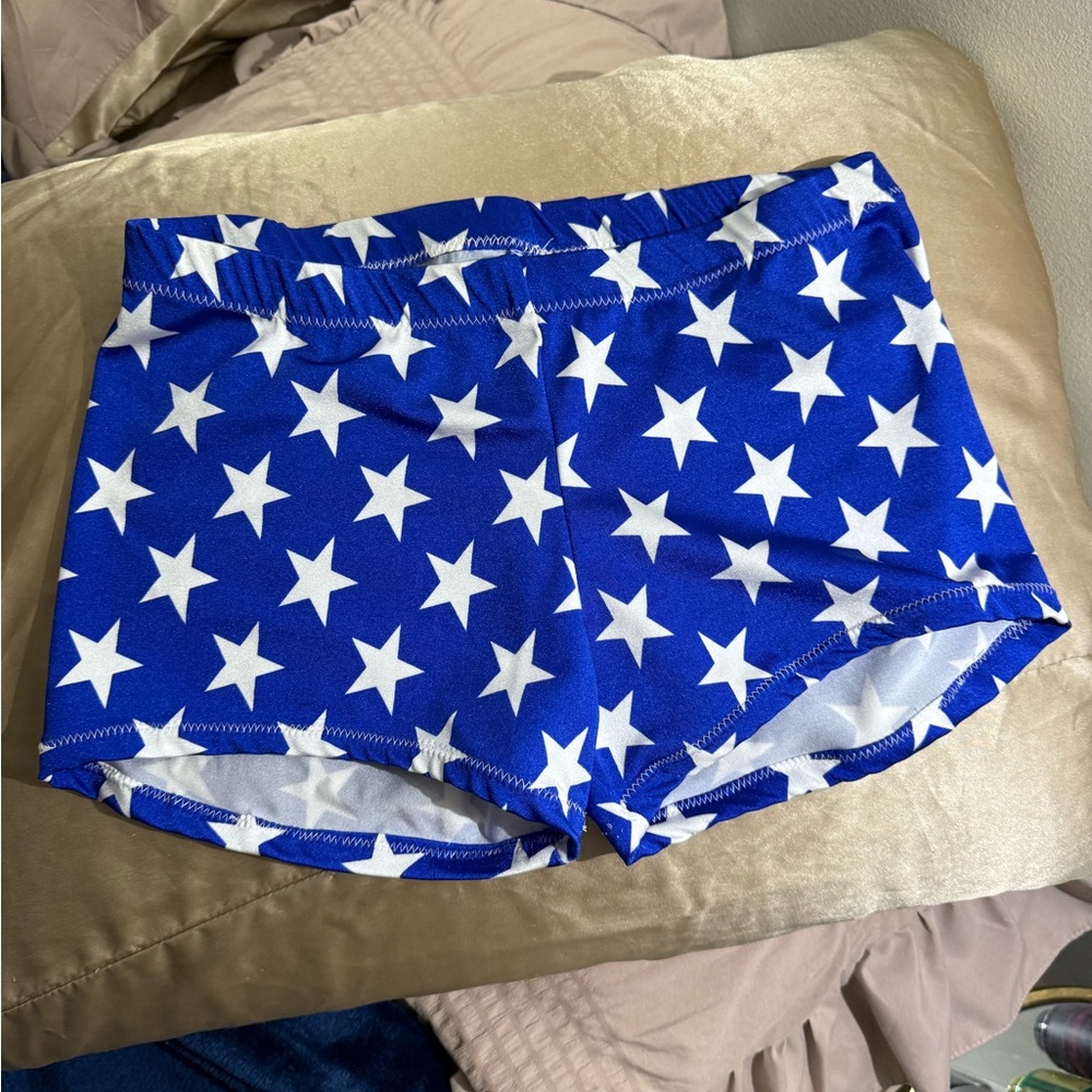 Blue Star Patterned Women's Shorts